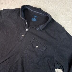 Men's Kuhl Large Wild Fibre Grey Henley Long Sleeve Basic